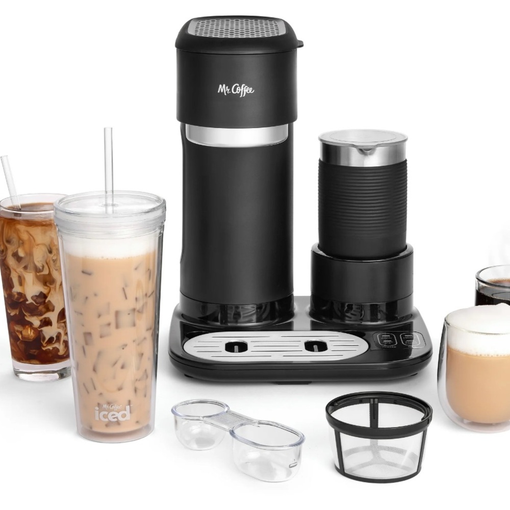 Mr. Coffee Black Iced Coffee Maker (Iced+Hot)